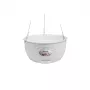 STEFANPLAST hangbloempot Natural Ø30x14,5cm wit