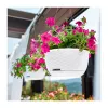 STEFANPLAST hangbloempot Natural Ø30x14,5cm wit
