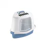 STEFANPLAST kattenbak Sprint Corner Plus 56x40x40cm blauw/wit
