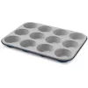 GUARDINI XBake 12-vormige muffinbakvorm 27 x 35 x 3 cm antraciet antiaanbaklaag