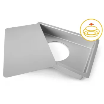 GUARDINI professionele bakvorm met uitneembare bodem 18x28x5 cm
