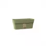 STEFANPLAST Ethica bloembak met schotel 30x13x12 cm groen