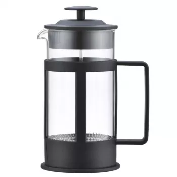 ASI COLLECTION GULFI L 1L French Press koffiezetapparaat, borosilicaatglas, RVS