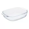 GUARDINI glazen ovenschaal rechthoekig borosilicaatglas 38x25,5x7 cm / 3,8 L