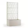 STEFANPLAST bloembak met rek Ethica 80x36x140 cm wit