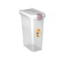 STEFANPLAST voerbewaarcontainer 25L 10kg transparant/wit