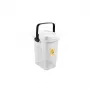 STEFANPLAST opbergcontainer voor dierenvoer 2,5 kg 7 L 23x19x31 cm, Transparant/Wit