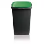 GIOSTYLE afvalbak Eco Solution 45L 37x36x53,5cm donkergrijs/groen