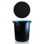 Giostyle Eco Solution afvalbak 16L, 33 x 33 x 33,5 cm, Donkergrijs/Blauw