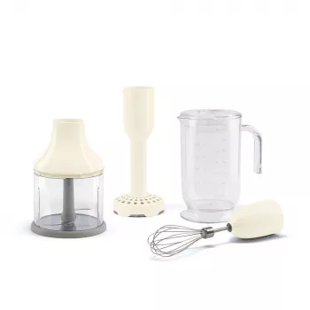 SMEG HBAC11CR accessoireset voor staafmixer, 4-delig, crème