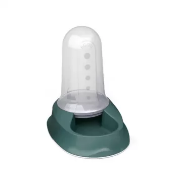 STEFANPLAST Chic automatische voer- en waterdispenser voor huisdieren, 2L, groen