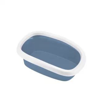 STEFANPLAST Sprint 10 open kattenbak 43x31x14 cm blauw/wit