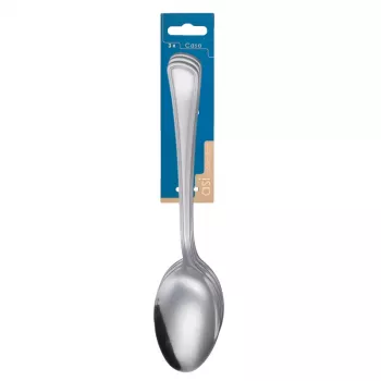 ASI COLLECTION Casa 3-delige tafellepel set, 1,7 mm 18/10 RVS, spiegelgepolijst