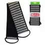 SAUBER rug schrobstrip zwart/beige