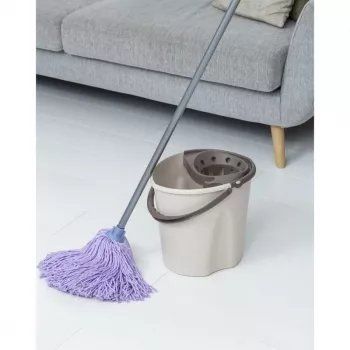 Tatay Ecohome 12 L afvalbak met drukknop, grijs (151104106)