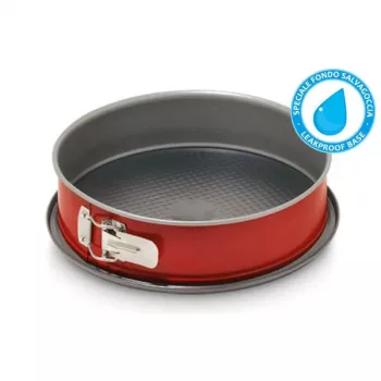 GUARDINI bakvorm Rossana Ø28x7,6cm antiaanbak koolstofstaal ronde cakevorm