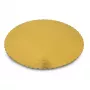 GUARDINI Easy Bake papieren cakevormen goud 32 cm 2 st.