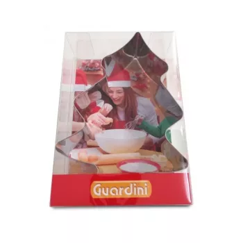 GUARDINI kerstboom cakevorm 20 x 13,7 cm antiaanbak koolstofstaal antracietgrijs