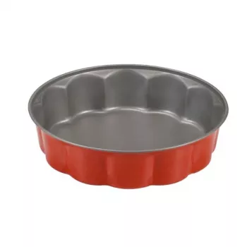 GUARDINI Rossana bloemvorm bakvorm Ø26x6,8cm antracietgrijs