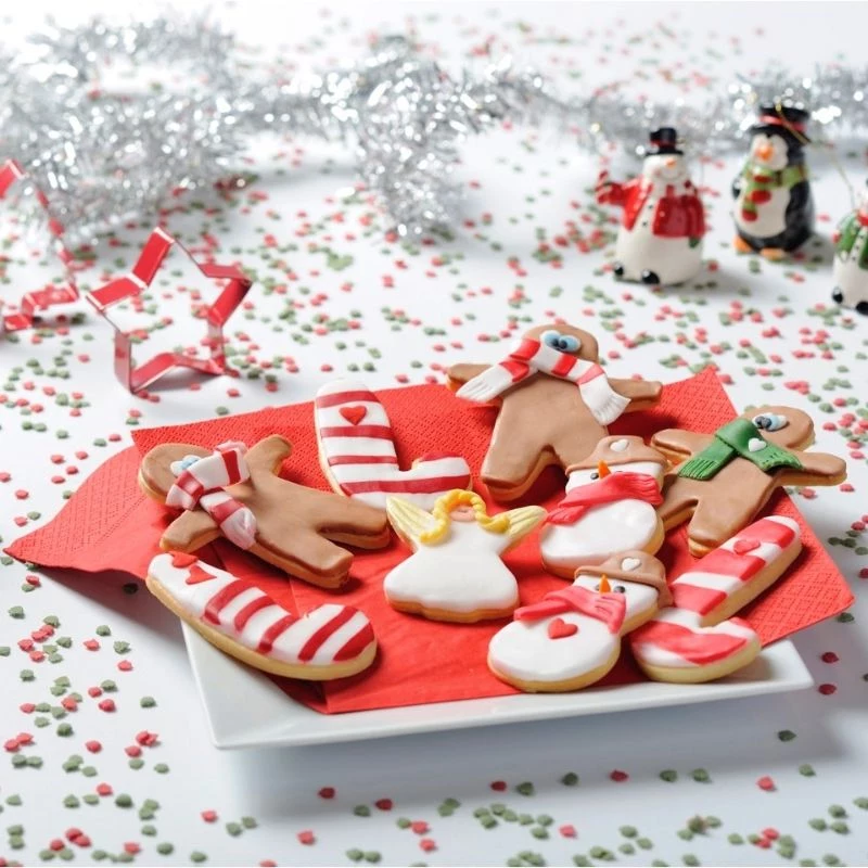 GUARDINI peperkoek bakvorm set met 4 stuks in blister 28 x 19 x 2 cm