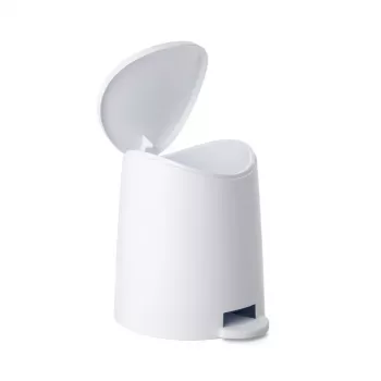 TATAY badkamer pedaalemmer 3L Standard wit
