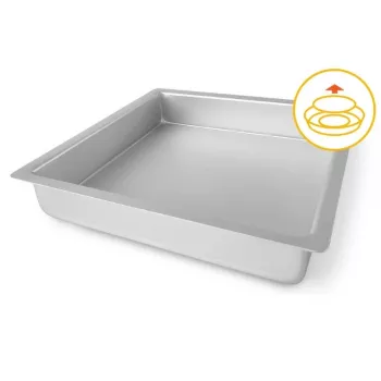 GUARDINI vierkante cakevorm met uitneembare bodem Professional 26x26x5cm