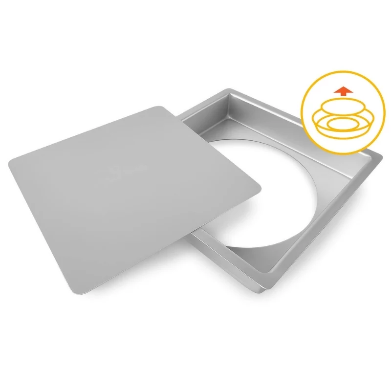GUARDINI vierkante cakevorm met uitneembare bodem Professional 26x26x5cm