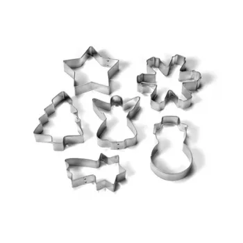 GUARDINI peperkoekbakvormenset met 6 stuks in blister 28 x 19 x 2 cm