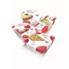 GUARDINI Savarin bakvorm siliconen Juliette Ø24x5,5cm rood