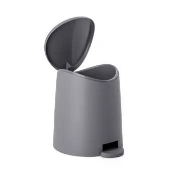 TATAY badkamer pedaalemmer 3L Standard grijs