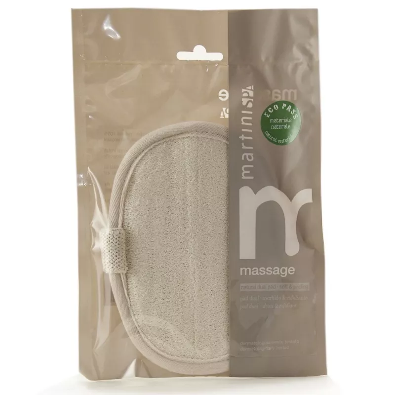 MARTINI SPA luffa en katoen peeling-spons naturel