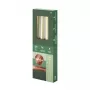 BOLSIUS tafelkaarsen 4-pack zilver 245/24 mm