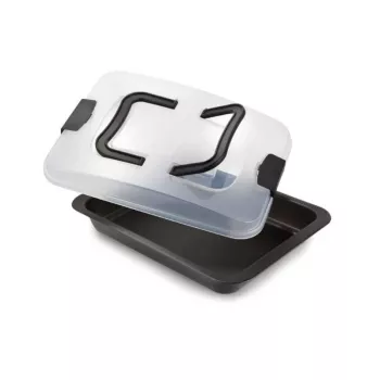 GUARDINI Bake Away rechthoekige ovenschaal met deksel en handgreep 32 x 24 x 4,7 cm