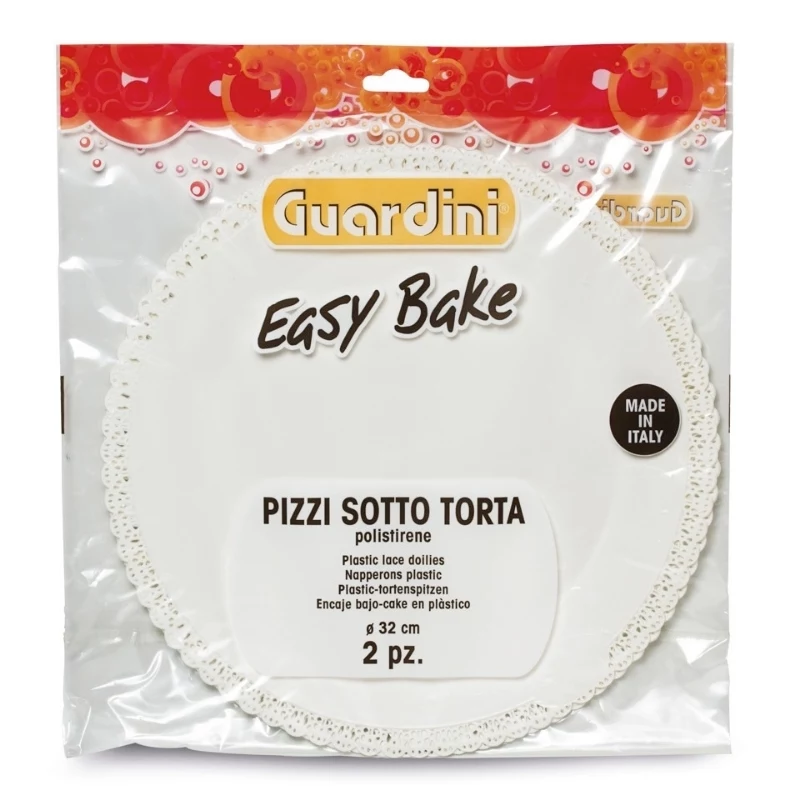 GUARDINI kunststof decor-onderzetters 2 stuks Easy Bake Ø32cm