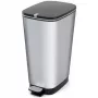 KIS pedaalemmer Metallic Chic emmer L 45L staalgrijs