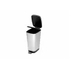 KIS pedaalemmer Metallic Chic emmer L 45L staalgrijs