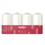 BOLSIUS kaars cilinder 4 stuks Ø100x48mm wit