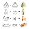 GUARDINI 3D peperkoek bakvormset met 4 vormen in een doos 21 x 12,5 x 2 cm