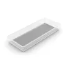 KIS Box Sistemo organizer 8, 37,5 x 15 x 5 cm, transparant/lichtgrijs