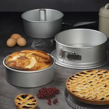 GUARDINI Professional ronde bakvorm, Ø20 x 7,5 cm, geanodiseerd aluminium