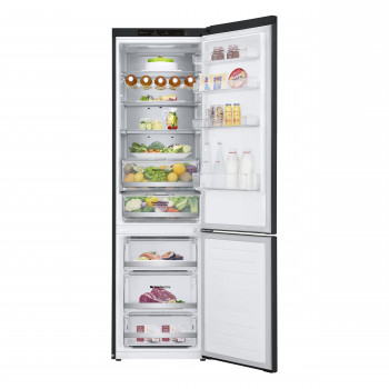 LG GBB92MCBAP vrijstaande koel-vriescombinatie, 384 L, Total No Frost, mat zwart