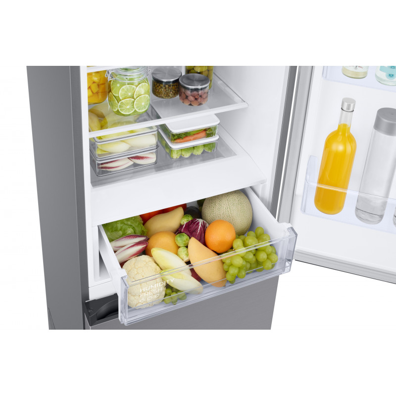 Samsung RL38C600CSA/EG vrijstaande koel-vriescombinatie, 203 cm hoog, energie-efficiëntieklasse C, zilver