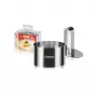 GUARDINI ovale serveerring met stempel 9x5x6 cm RVS