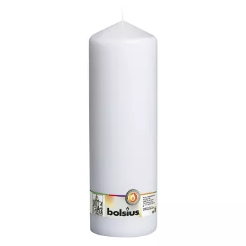 BOLSIUS kaars cilinder Ø300x98mm wit
