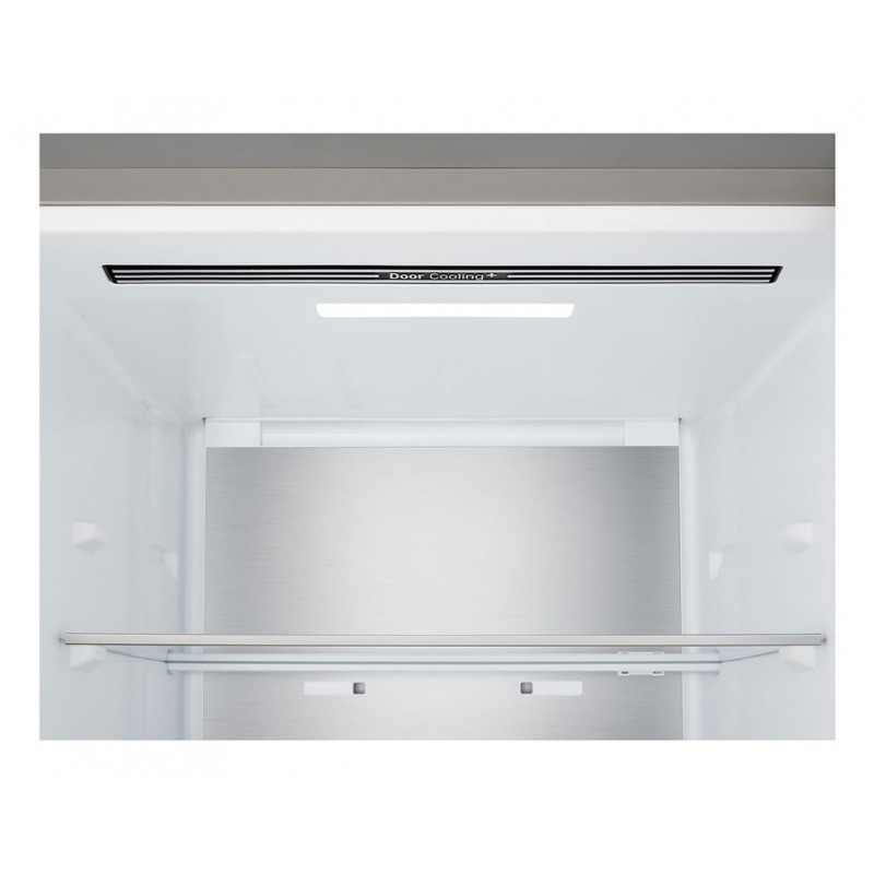 LG GBBS525APY koelkast met vriezer onderaan, 375 L Total No Frost, zilver