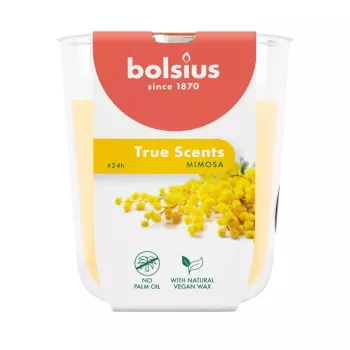 BOLSIUS True Scents mimosa geurkaars in glas Ø80x73mm