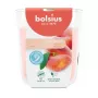 Bolsius True Scents Geurkaars in glazen pot, perzik, Ø80x73 mm