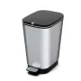 KIS Pedal Bucket Metallic Chic Bin M 25L staal