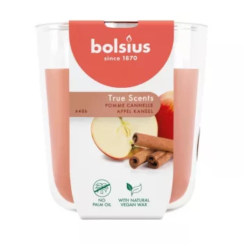 BOLSIUS True Scents geurkaars glas appel kaneel 97x85mm