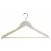 SAUBER houten kledinghangers 3 stuks wit